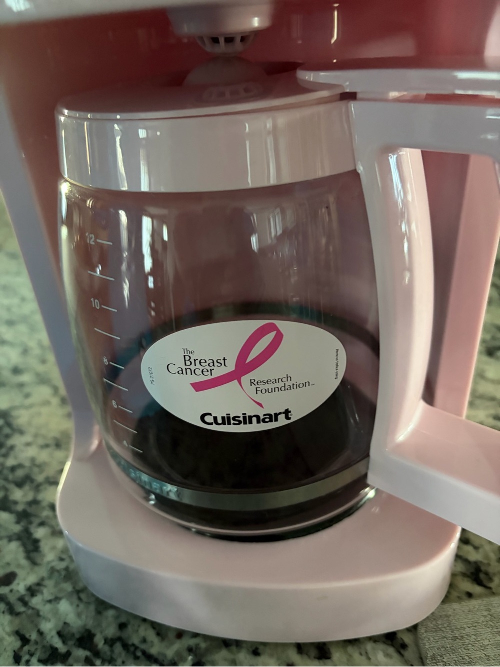 Cuisinart Pink Programmable Drip Coffee Maker  in Honor of Breast Cancer